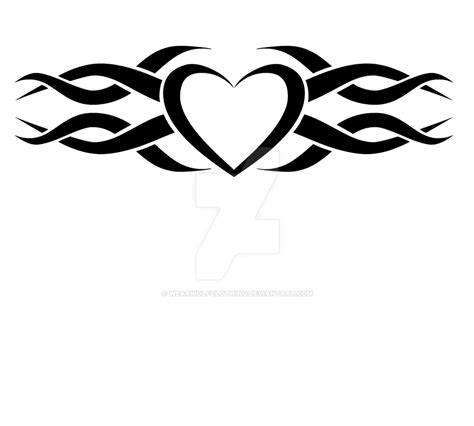 Tribal Heart Tattoo Design By Wearwolfclothing On Deviantart