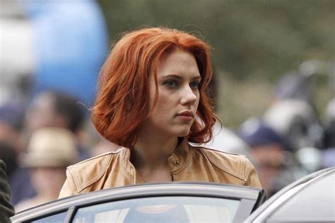 Scarlett Johansson Red Hair Avengers Natasha Romanoff Scarlett