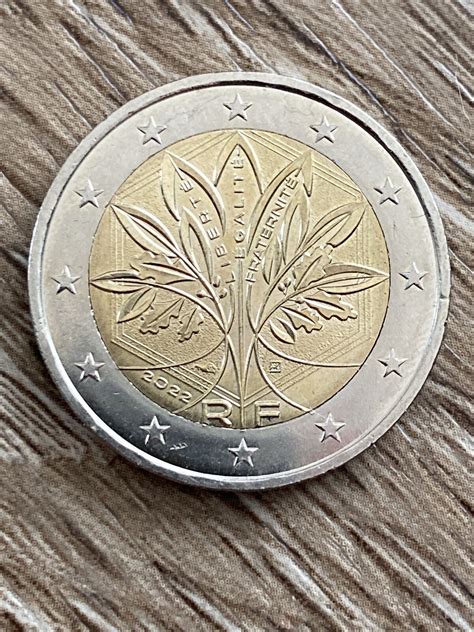 Pièce 2 Euros Rare France 2022 Rf Liberte Egalite Fraternite Ebay