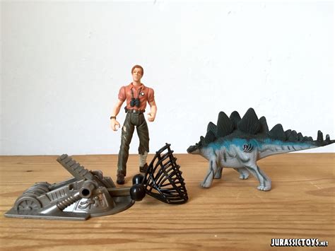 Jurassic Park Iii Paul Kirby And Stegosaurus Jurassic Toys