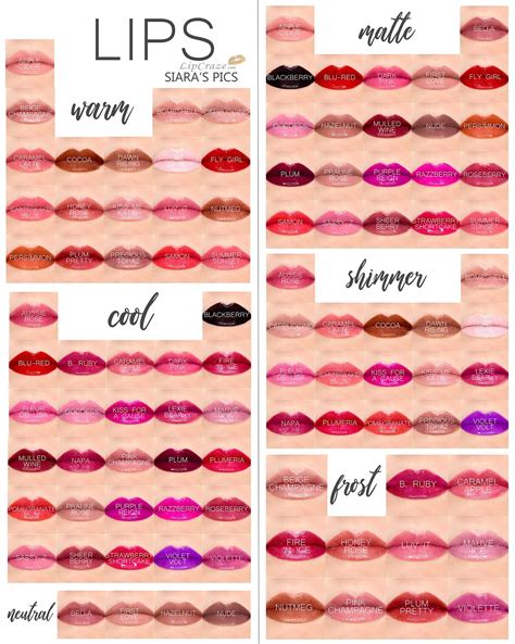 Lipcraze | Lipsense colors chart, Lipsense lip colors, Lipsense gloss