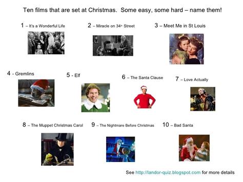 Christmas Quiz Picture Round Movies Christmas Picture Gallery