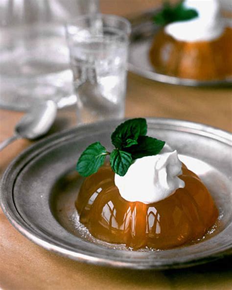 Mint Julep Gelatin With Whipped Cream