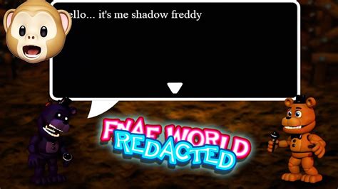 Unlocking Shadow Freddy Fnaf World Redacted Youtube