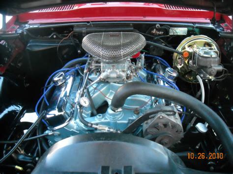 1967 Pontiac Firebird 428 Engine Turbo 400 Transmission Solar Red