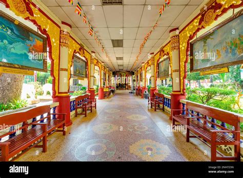 george town penang malaysia jan 2023 penang burmese buddhist temple its architecture