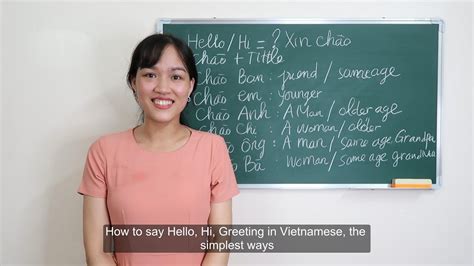 How To Say Hello Hi Greeting In Vietnamese The Simplest Ways Learn