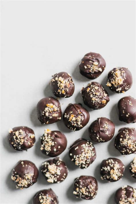 Vegan Chocolate Hazelnut Truffles The Curious Chickpea