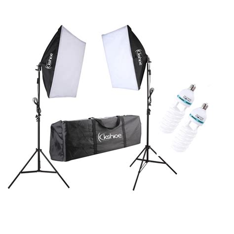 Kshioe 2 Photography Lighting Softbox Stand Photo Equipment Soft