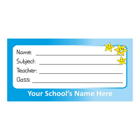 Name Tag Stickers School Stickers For Teachers