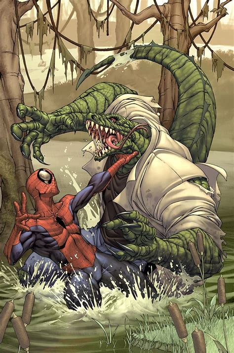 Spider Man Vs The Lizard Mark Brooks Marvel Comics Marvel Villains Marvel Art Marvel