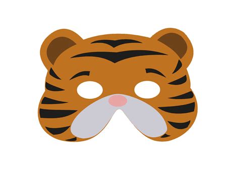 Mascara De Tigre Para Imprimir