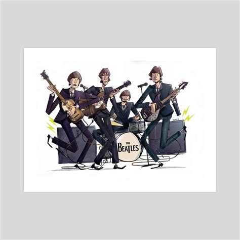 The Beatles An Art Print By Vishnu M Nair Inprnt