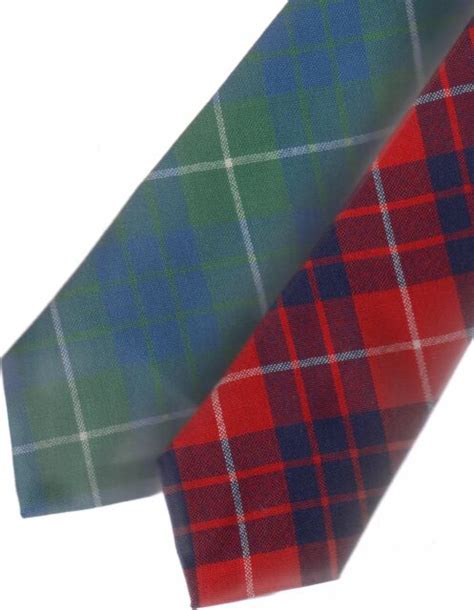 Tartan Tie Clan Hamilton Scottish Wool Plaid Ebay