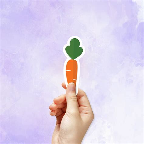 Cute Carrot Sticker Decal Etsy