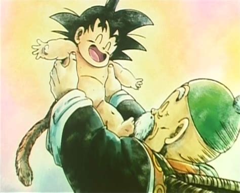 Grandpa Gohan And Baby Goku The Beginning Of The Adventure Dragon