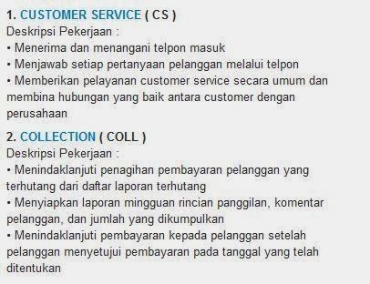 Lowongan jasa tenaga cleaning service di bandung cimahi karawang. Lowongan Kerja Customer Service Surabaya Terbaru Januari 2014 | Portal Lowongan Kerja