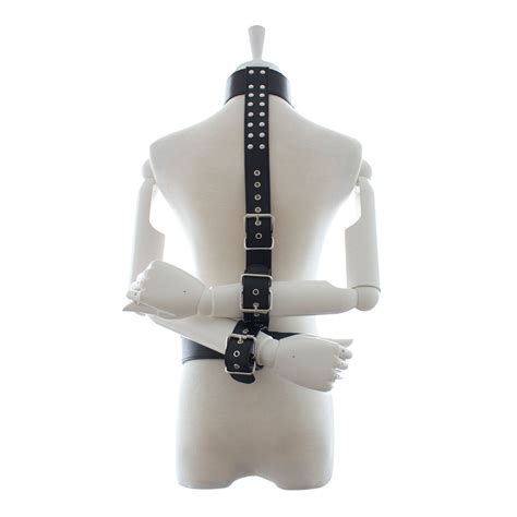Buy Bdsm Leather Harness Arm Binder Bondage Sex Toys Of Wrist Cuffs For