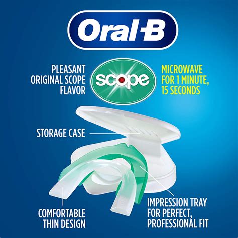 Oral B Nighttime Dental Guard Less Than 3 Minutes For Custom Teeth Grinding Protection With