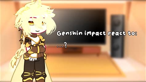 Genshin Impact React To Aether Some Edits ⚠️aether Harem⚠️ Part 1 Angst Youtube