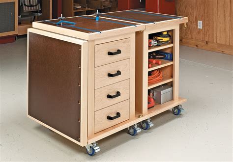 Multifunction Shop Carts Woodworking Project Woodsmith Plans