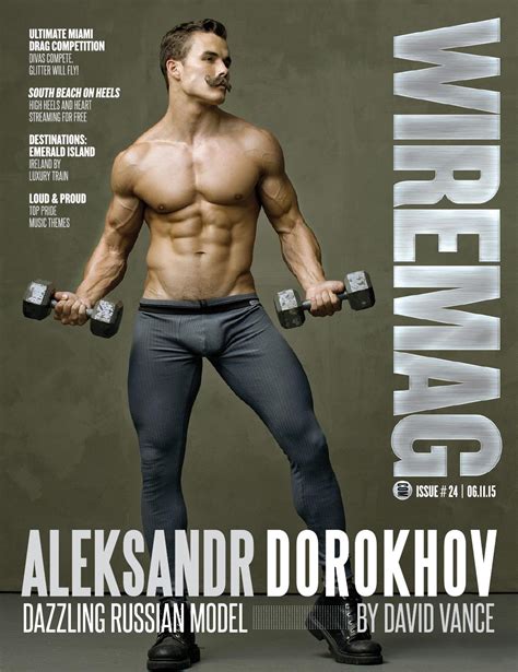 Wire Magazine Aleksandr Dorokhov Dazzling Russian Model By