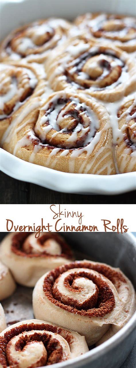 Monitor nutrition info to help meet your health goals. Skinny Overnight Cinnamon Rolls - Easy AND guilt-free ...