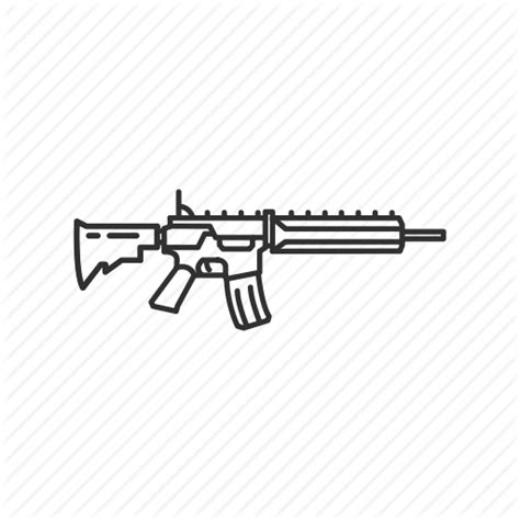 Assault Rifle Icon 235203 Free Icons Library