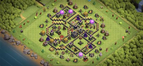 Trophy Defense Base Th9 With Link Anti Everything Anti 3 Stars