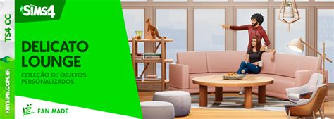 Download The Sims 4 Delicato Lounge Coleção De Objetos Cc Knysims