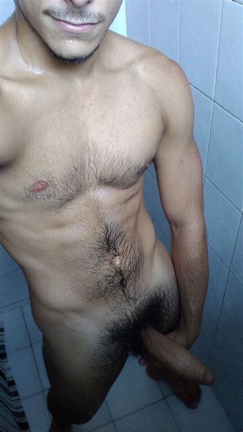 Selfie In The Shower With The Cock Straight