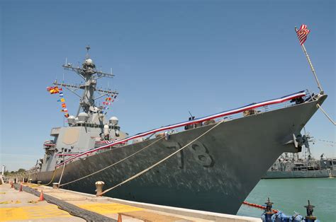 Uss Porter Ddg 78 In Rota Angekommen Us Navy Schiffspost