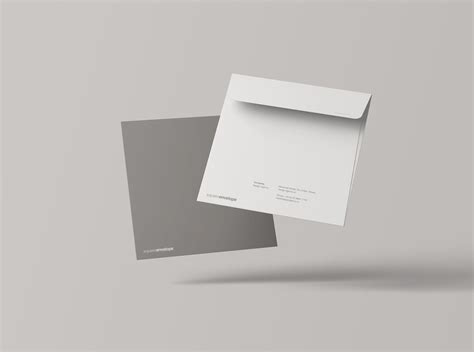 Square Envelope Mockup By Graphic Pear On Dribbble