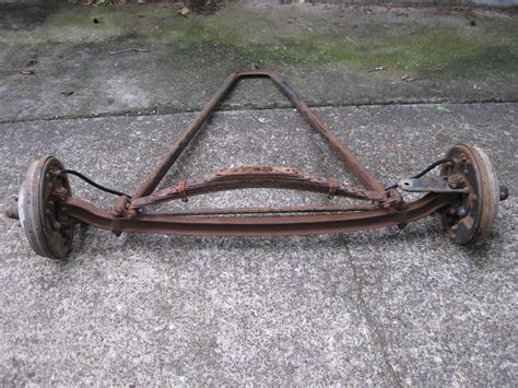 Complete 32 Ford Front End Heavy Axle Wishbone 39 Spindles And