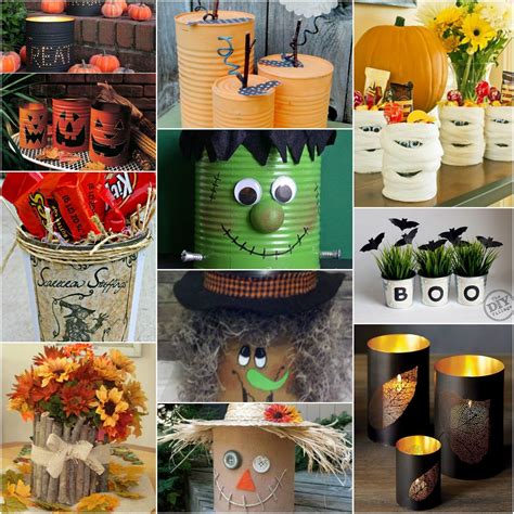 Halloween And Fall Tin Can Upcycles For Kids And Adults Halloween