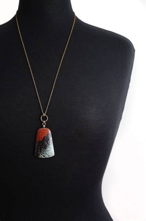 Touchstone Sonora Sunrise Necklace Red Necklace Layering Turquoise