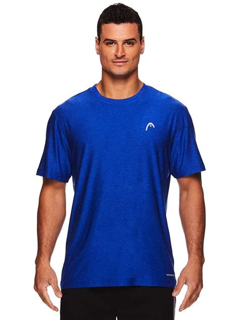Mens Hypertek Crewneck Gym Tennis And Workout T Shirt Short Sleeve