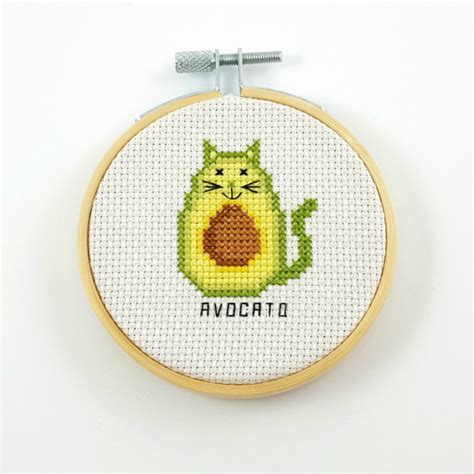 Collection by country yarns • last updated 10 weeks ago. Cross Stitch Chart - When You Love Cats and Avocados ...