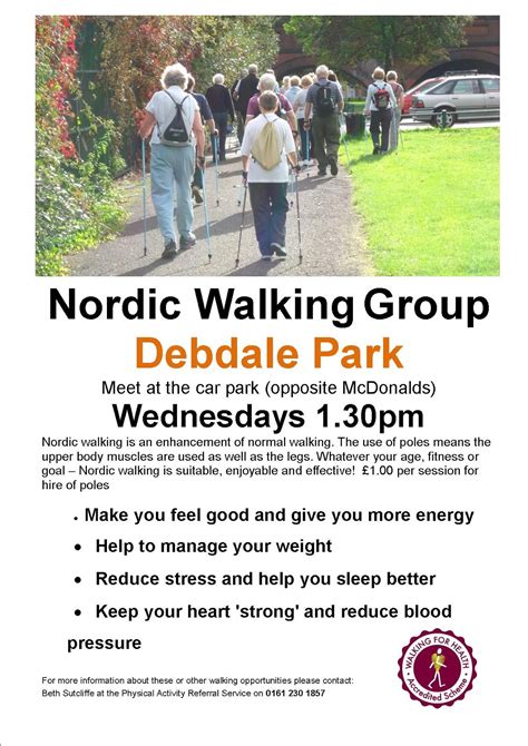 Zest Activities North Manchester Nordic Walking At Debdale Park