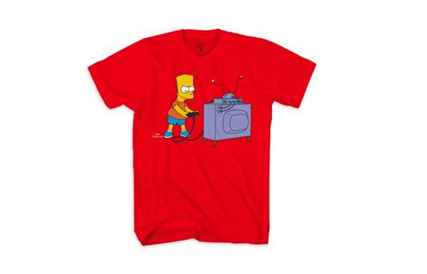 Simpsons Boys Bart Simpson Tee Sizes 4 18