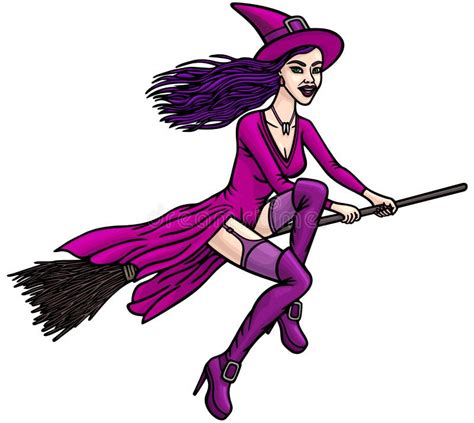 beautiful sexy witch broom stock illustrations 238 beautiful sexy witch broom stock