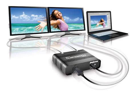 Add Up To Two Monitors To Your Notebook Or Desktop Computer With Matrox