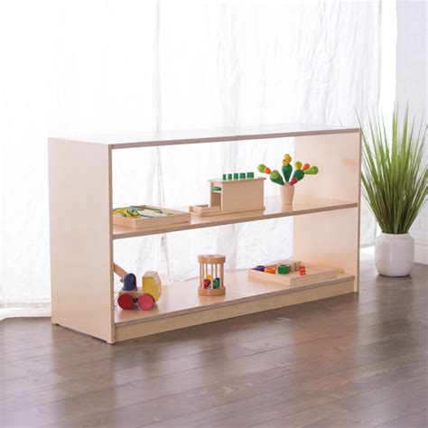 26h X 48w Birch Montessori Shelf In 2020 Shelves Montessori