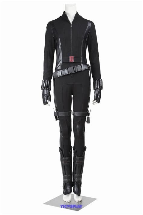 Black Widow Winter Soldier Suit Cosplay Costumes Yicosplay