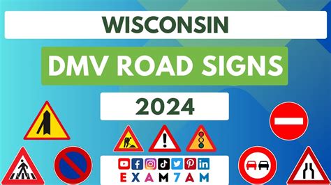 Wisconsin Dmv Road Sign Written Test Learn Road Signs In 2024 Pass