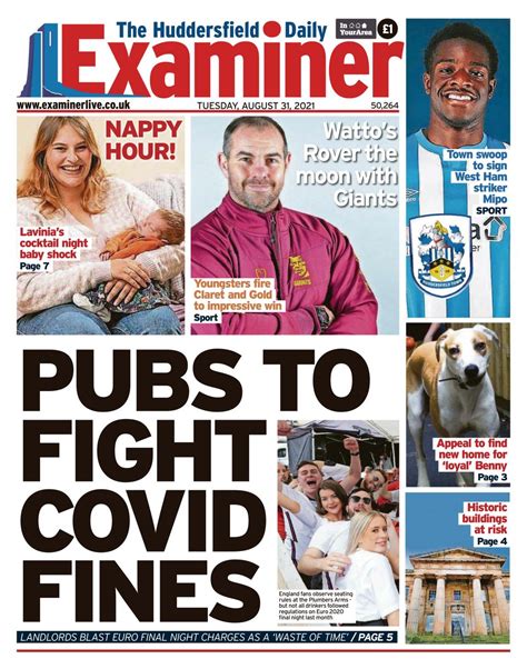 The Huddersfield Daily Examiner Magazine Get Your Digital Subscription