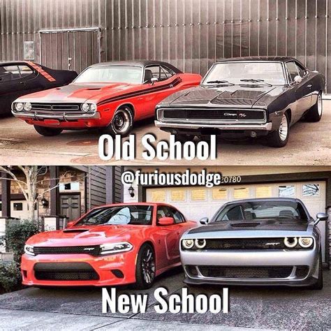 From Muscleehorsepower Old School Or New School Dodge Challenger