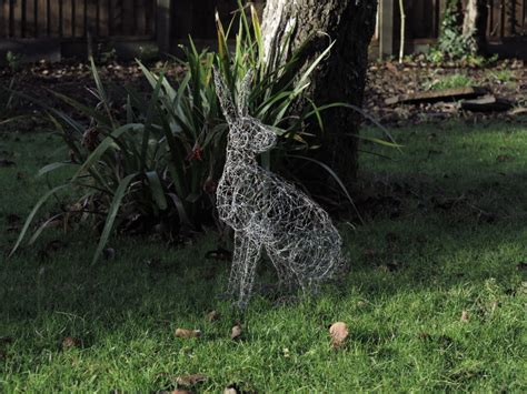 Wire Hare Sculptures Di Spalding Scenic Artist