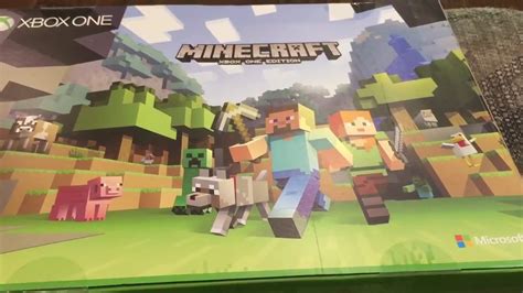 Unboxing The Minecraft Xbox One S Bundle Youtube