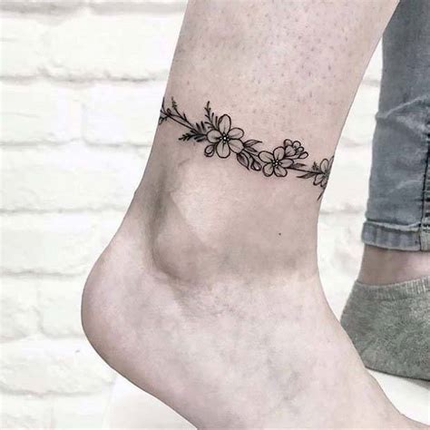 Top 120 Best Ankle Tattoo Designs For Women Pretty Anklet Ideas